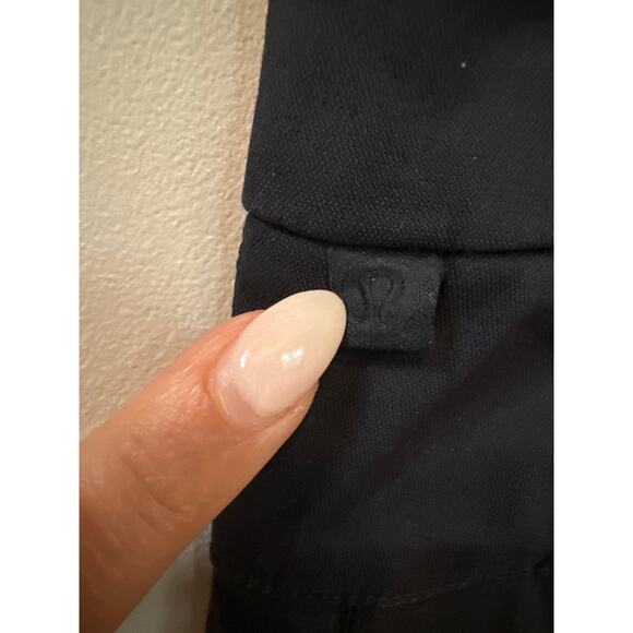 Lululemon Commission Pants Men's 32 Warpstreme Navy Blue Chino Commuter - Picture 4 of 6